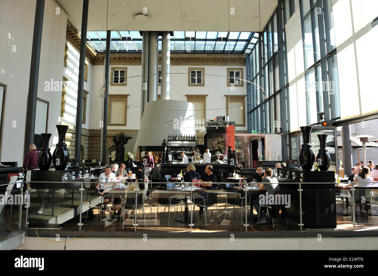 Germany, Hesse, Frankfurt am Main, Staedel Museum (Stadelisches Kustinstitut), the restaurant Stock Photo