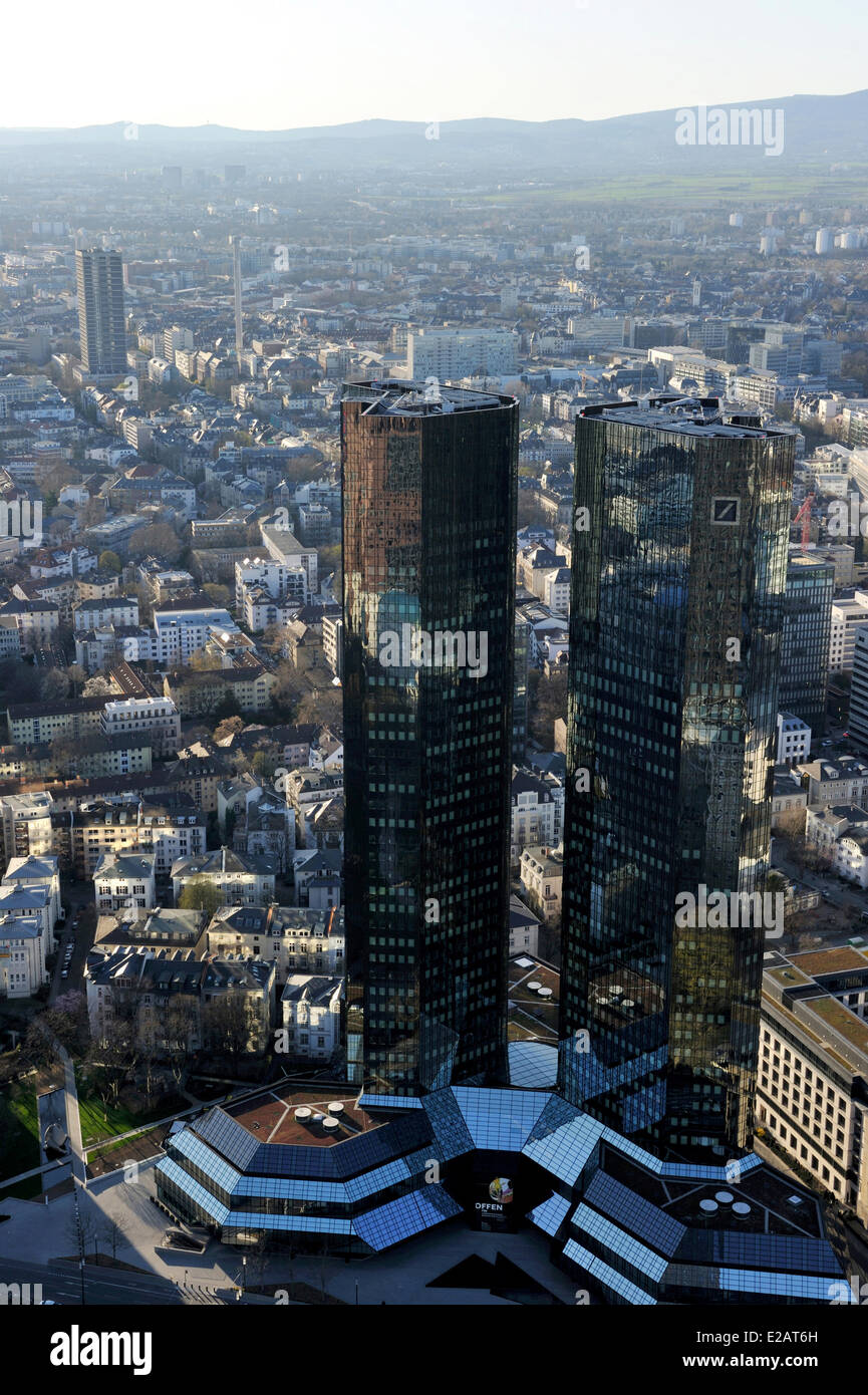 Germany, Hesse, Frankfurt am Main, the business district Stock Photo