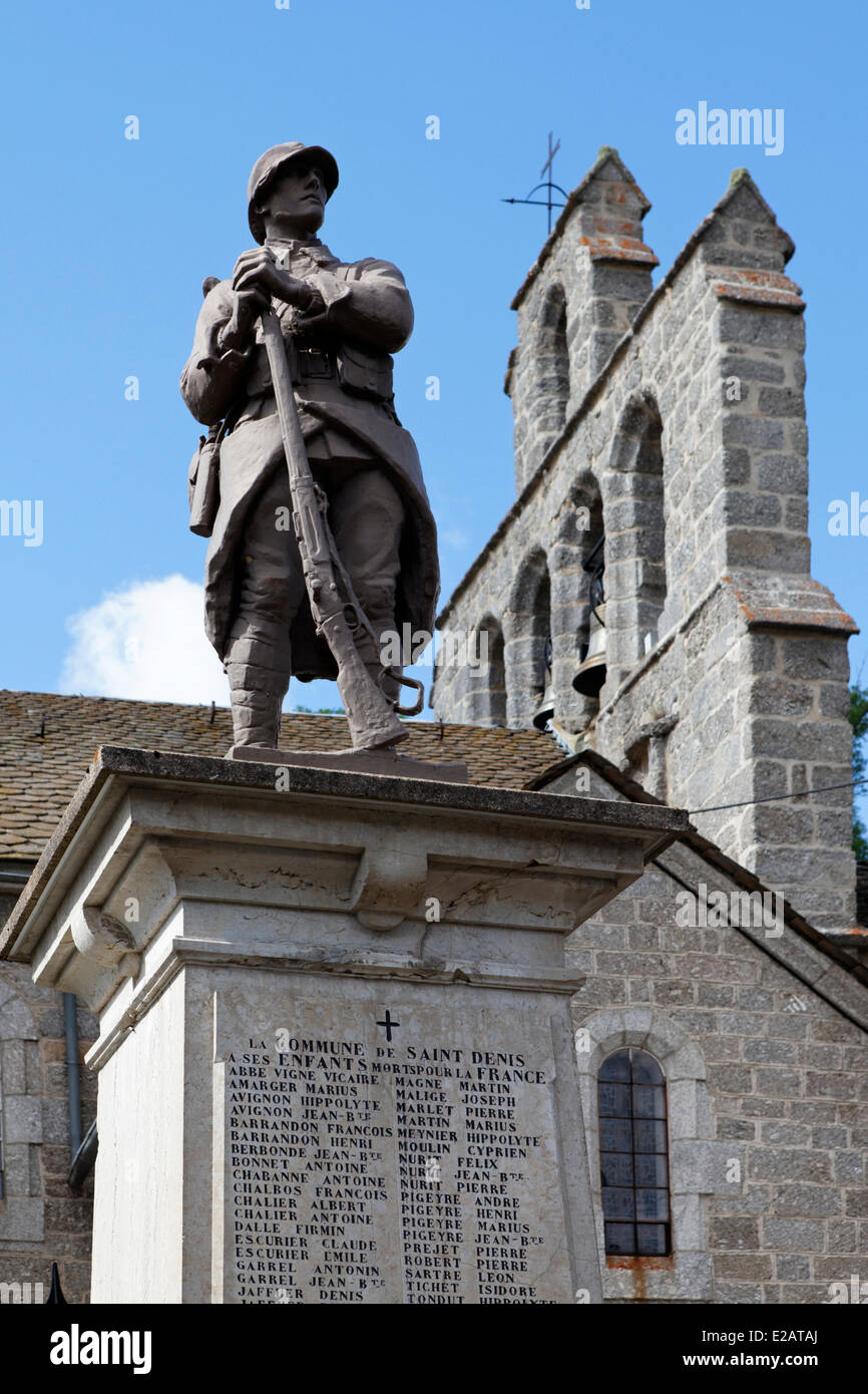 France, Lozere, Saint Denis en Margeride Stock Photo Alamy