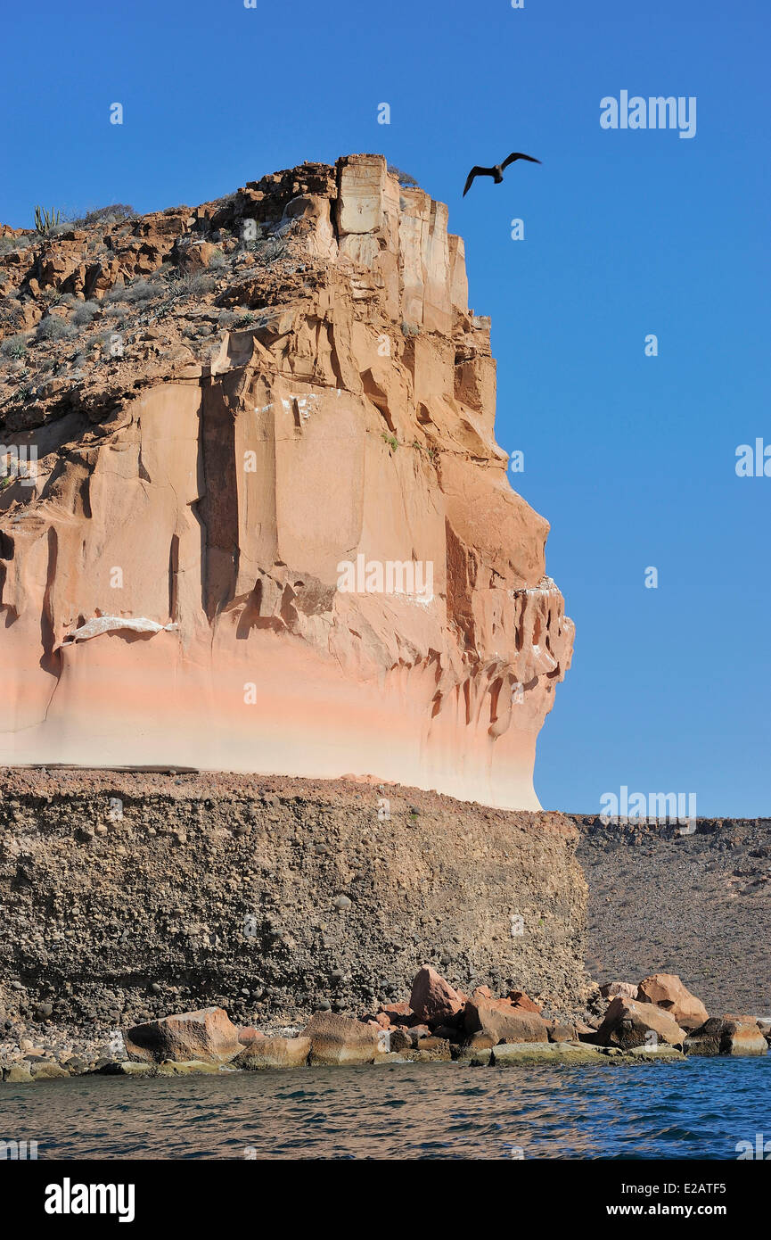 Mexico, Baja California Sur State, Sea of Cortez, listed as World Heritage by UNESCO, Isla