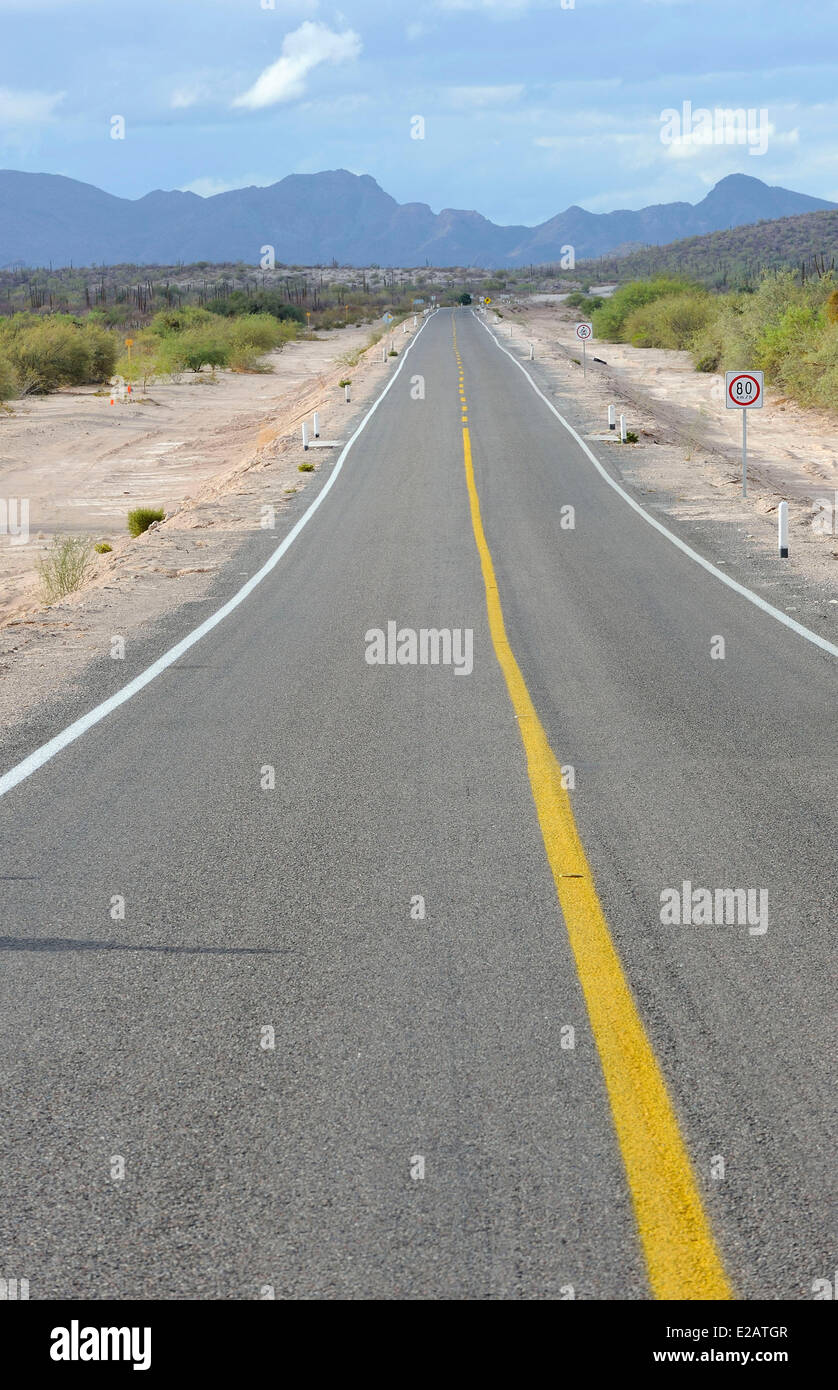 Mexico, Baja California Sur State, LoretoMulege road Stock Photo Alamy