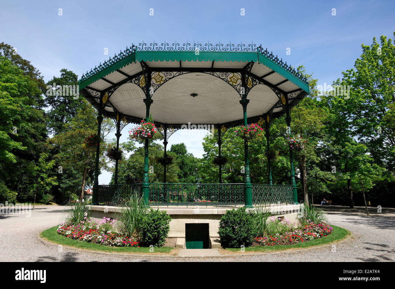 France, PasdeCalais, Saint Omer, Park, Bandstand Stock Photo Alamy