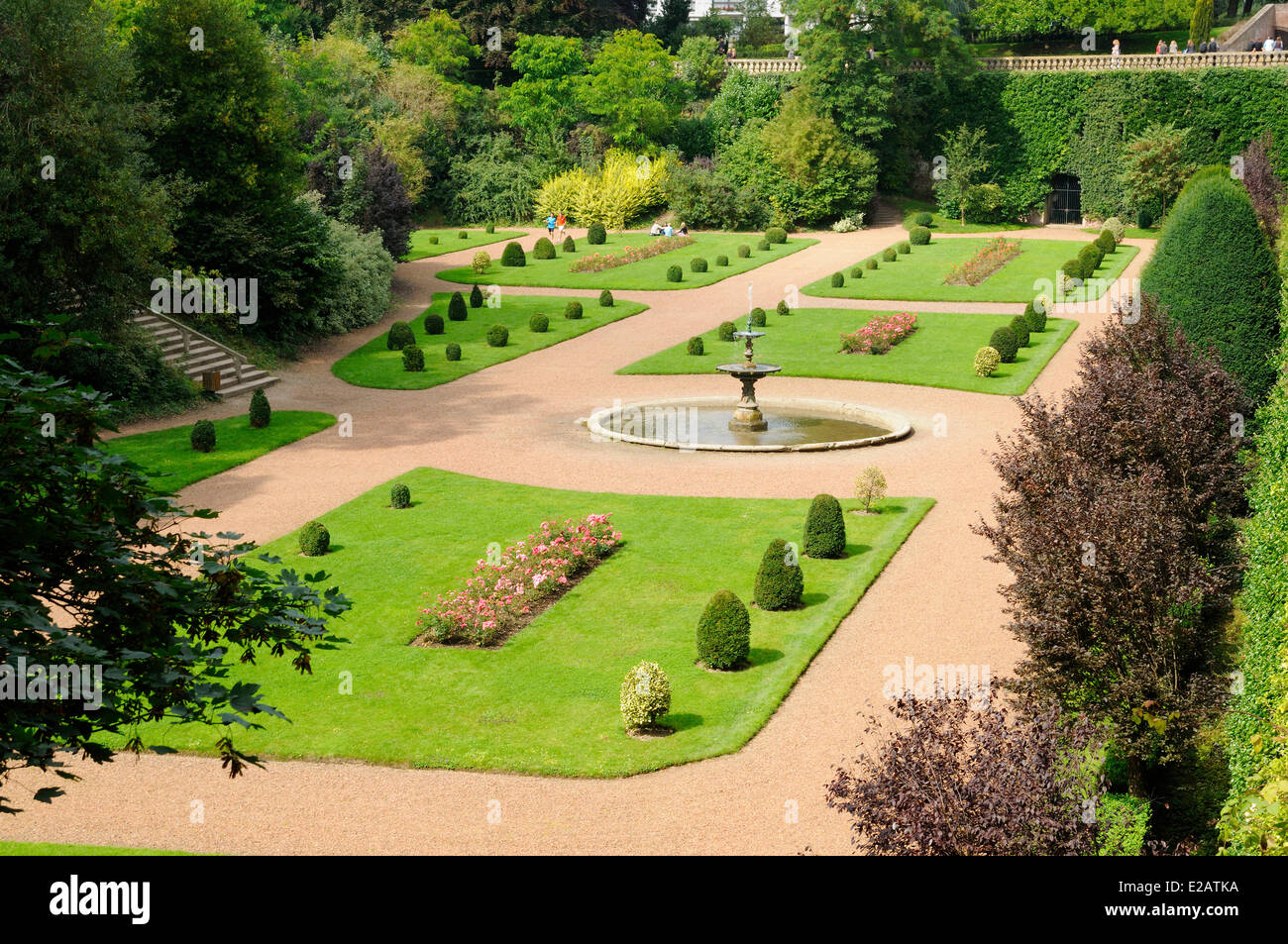 France, PasdeCalais, Saint Omer, Park at the foot of the ancient