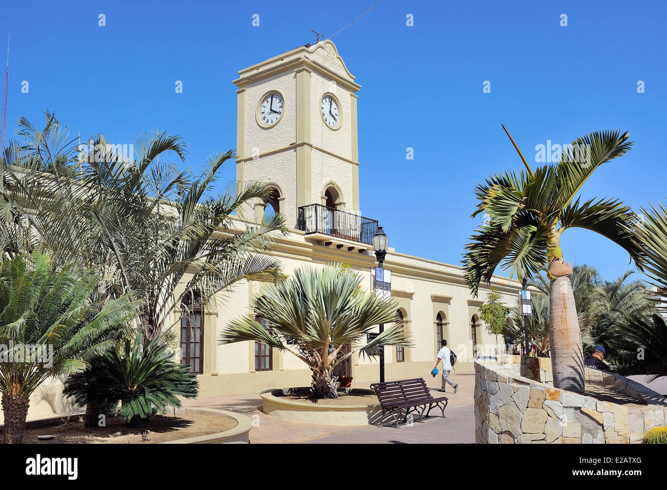 Mexico, Baja California Sur State, San Jose del Cabo, The City Hall Stock Photo