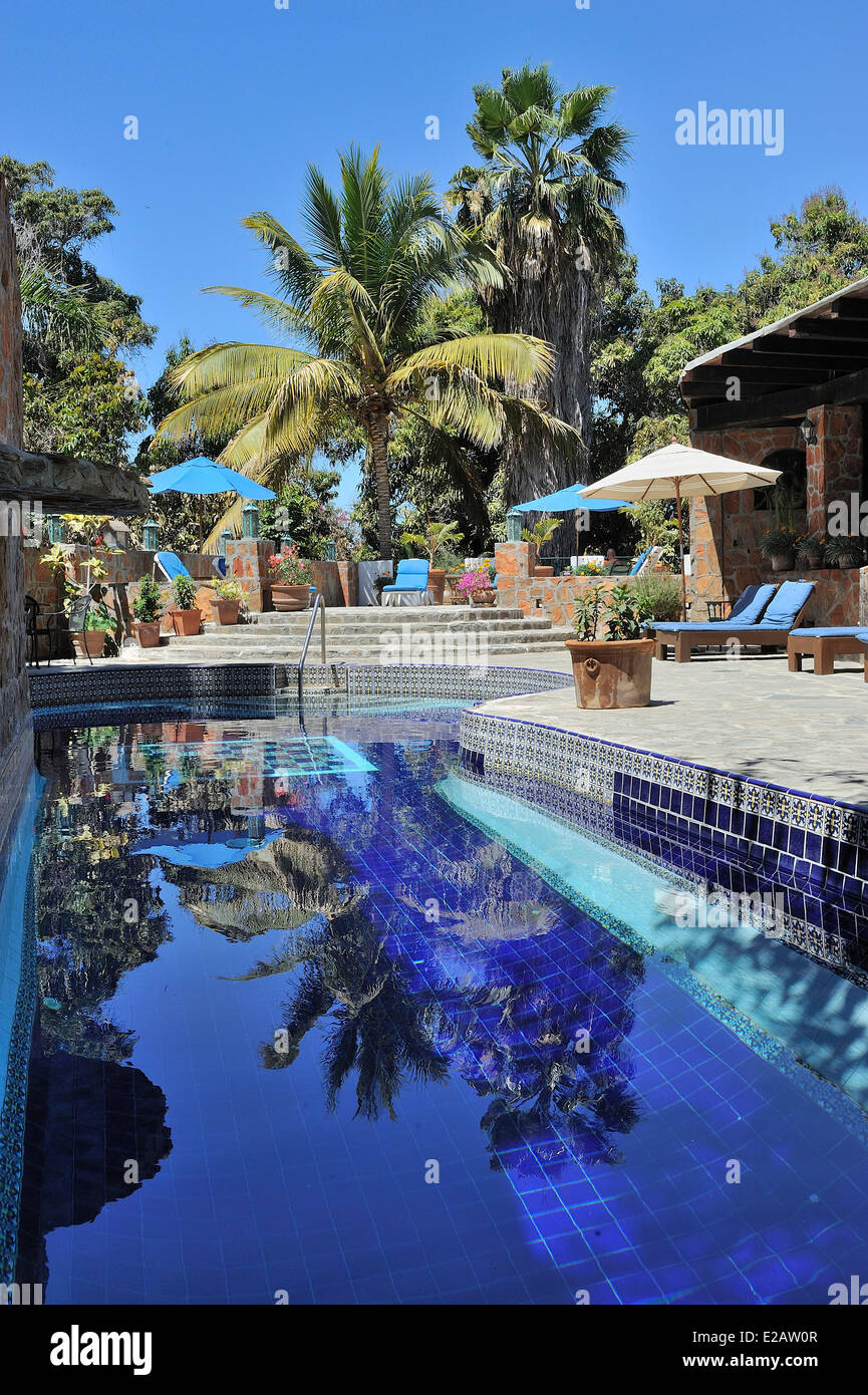 Mexico, Baja California Sur State, Todos Santos, Casa Bentley, The pool