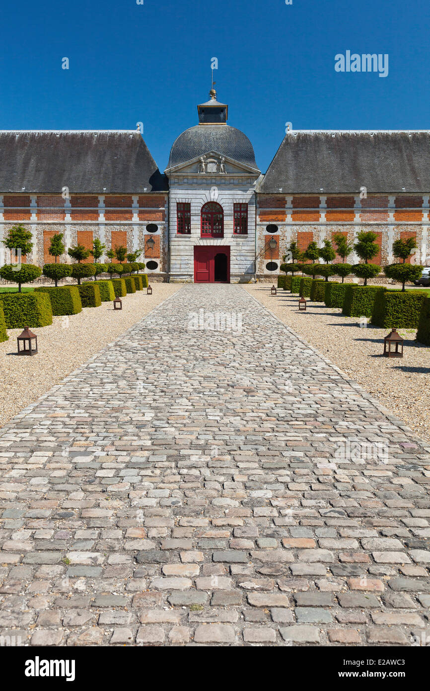 France, Eure, Le Neubourg, Chateau du Champ de Bataille, 17th century castle renovated by