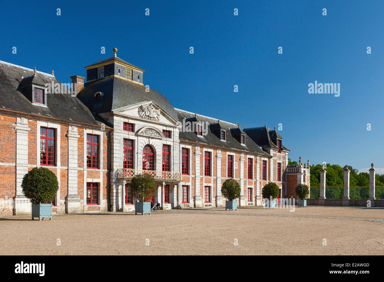 France, Eure, Le Neubourg, Chateau du Champ de Bataille, 17th century castle renovated by