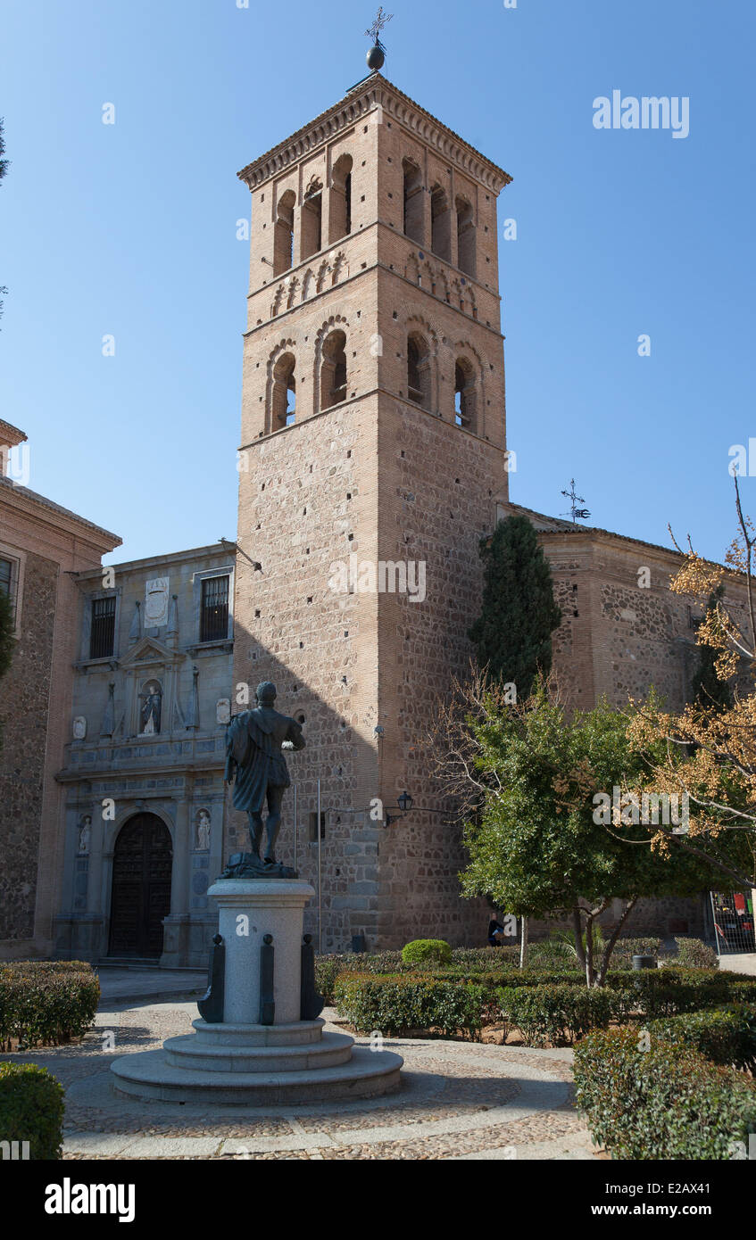 Spain, Castilla La Mancha, Toledo, historical center listed as World Heritage by UNESCO, Santo Tome church Stock Photo