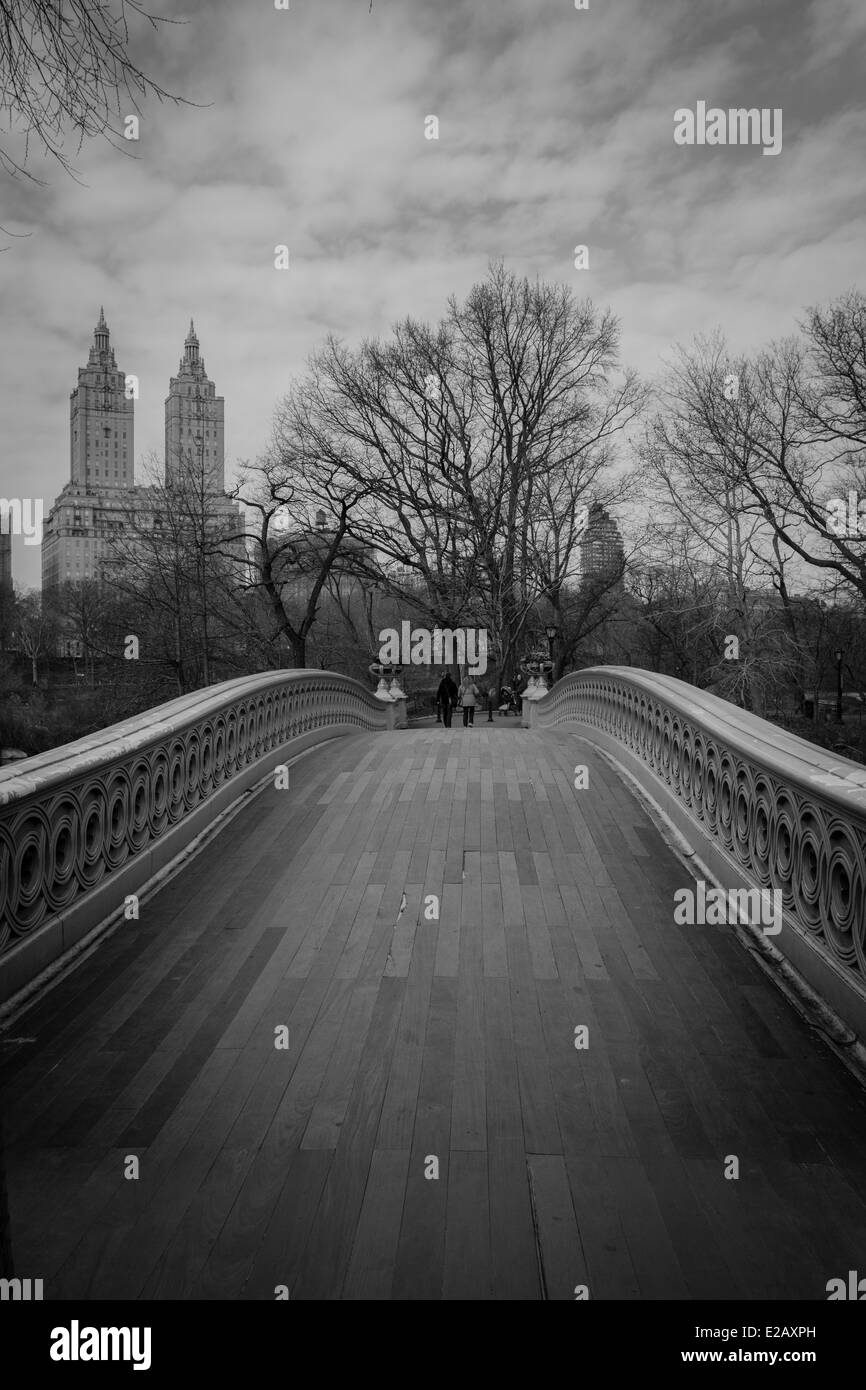 Central park Black and White Stock Photos & Images Alamy