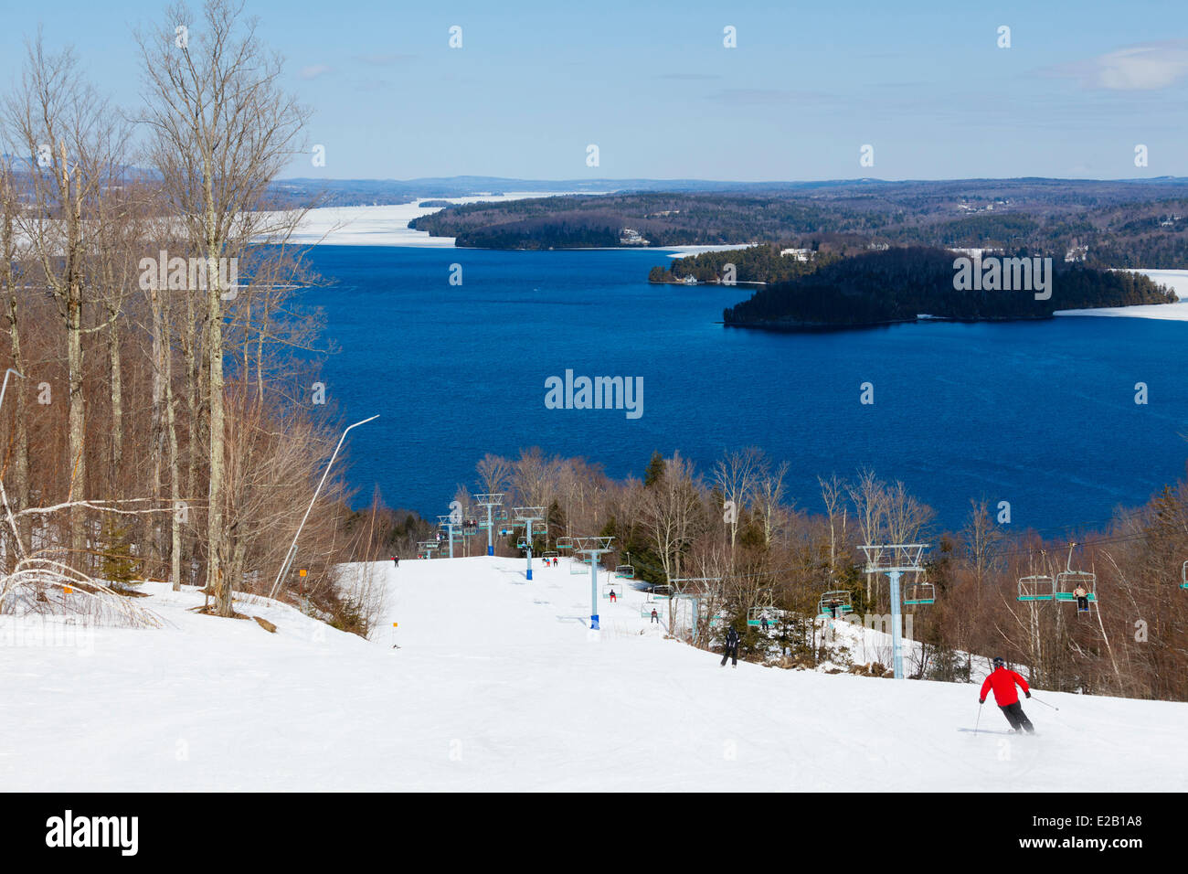Canada, Quebec province, Eastern Townships (Estrie), Owl's Head ski