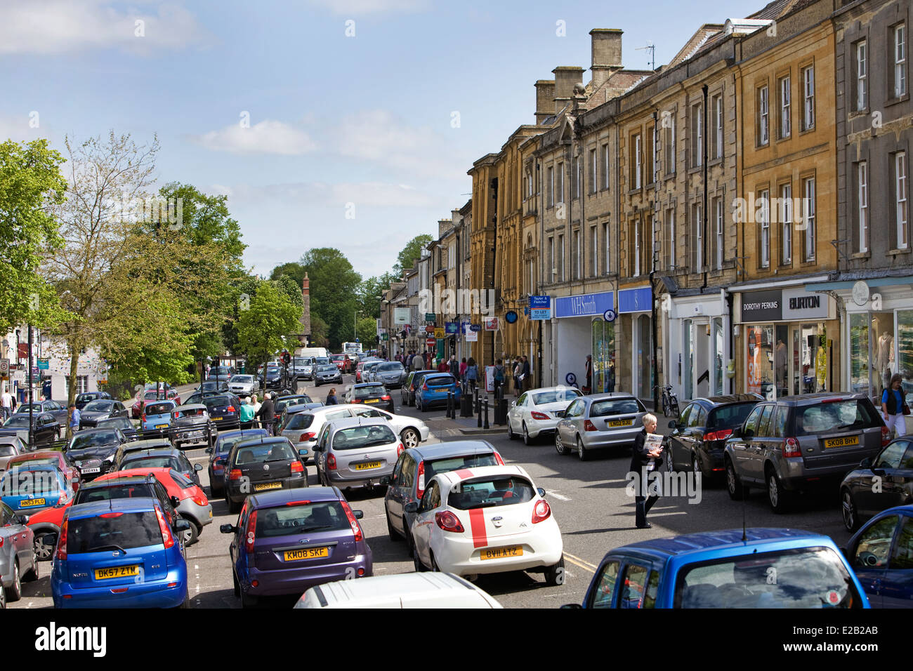 Chipping Norton in Oxfordshire Stock Photo