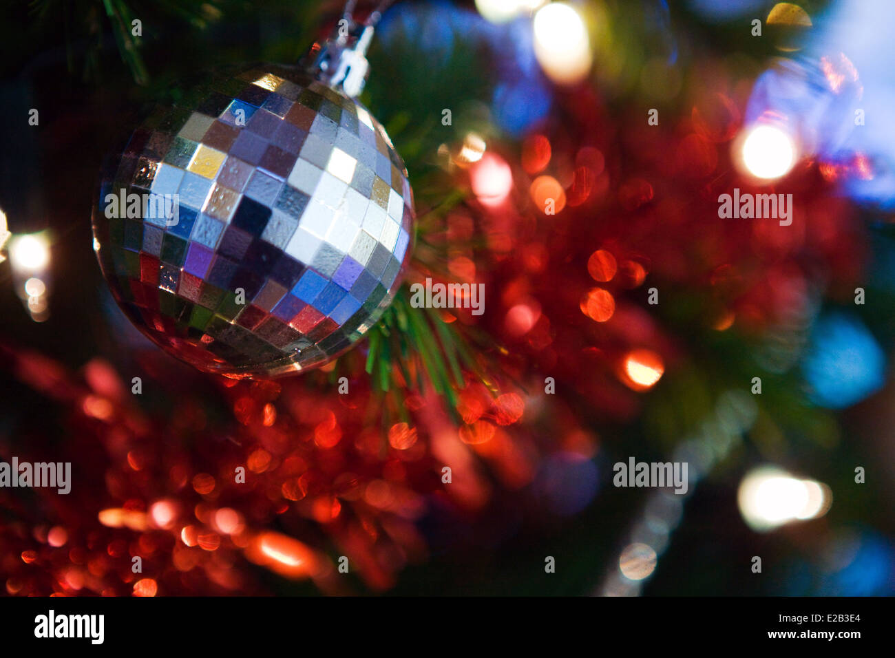Christmas Decoration close up Stock Photo