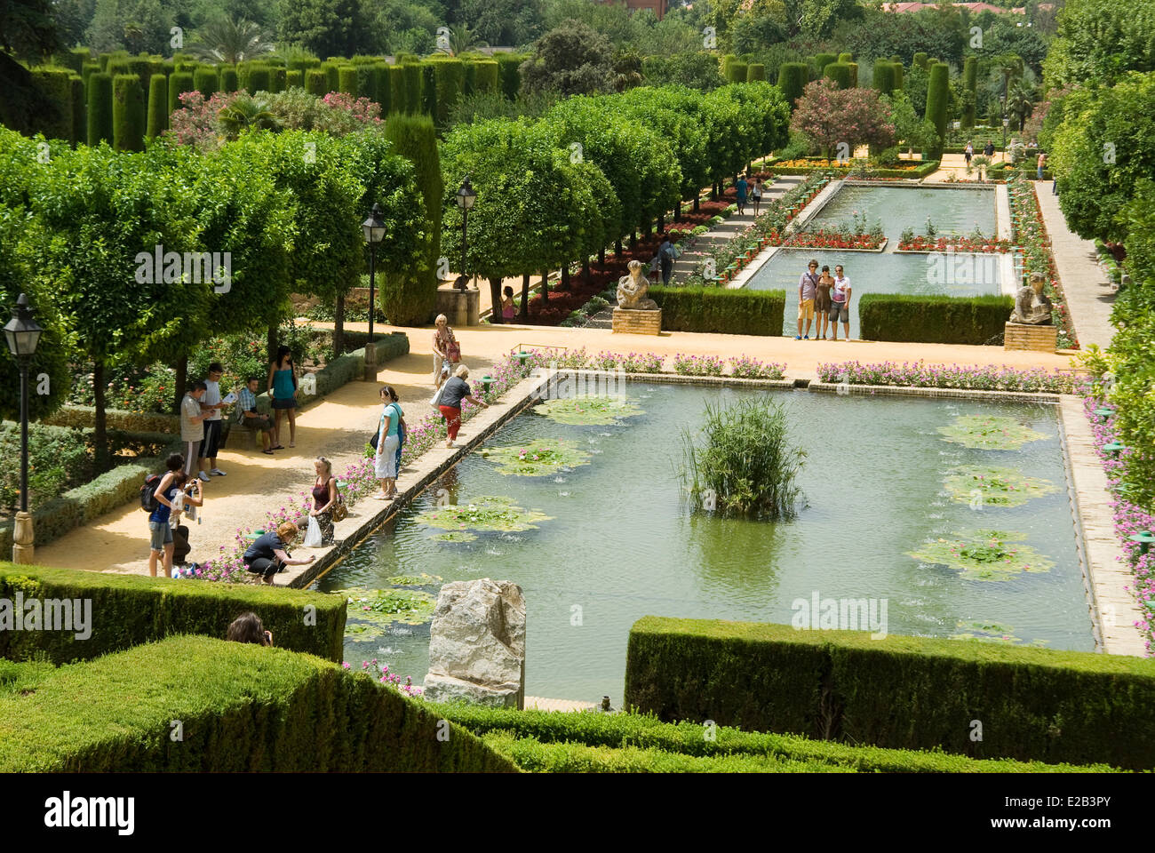 Spain, Andalucia, Cordoba, the Alcazar gardens Stock Photo