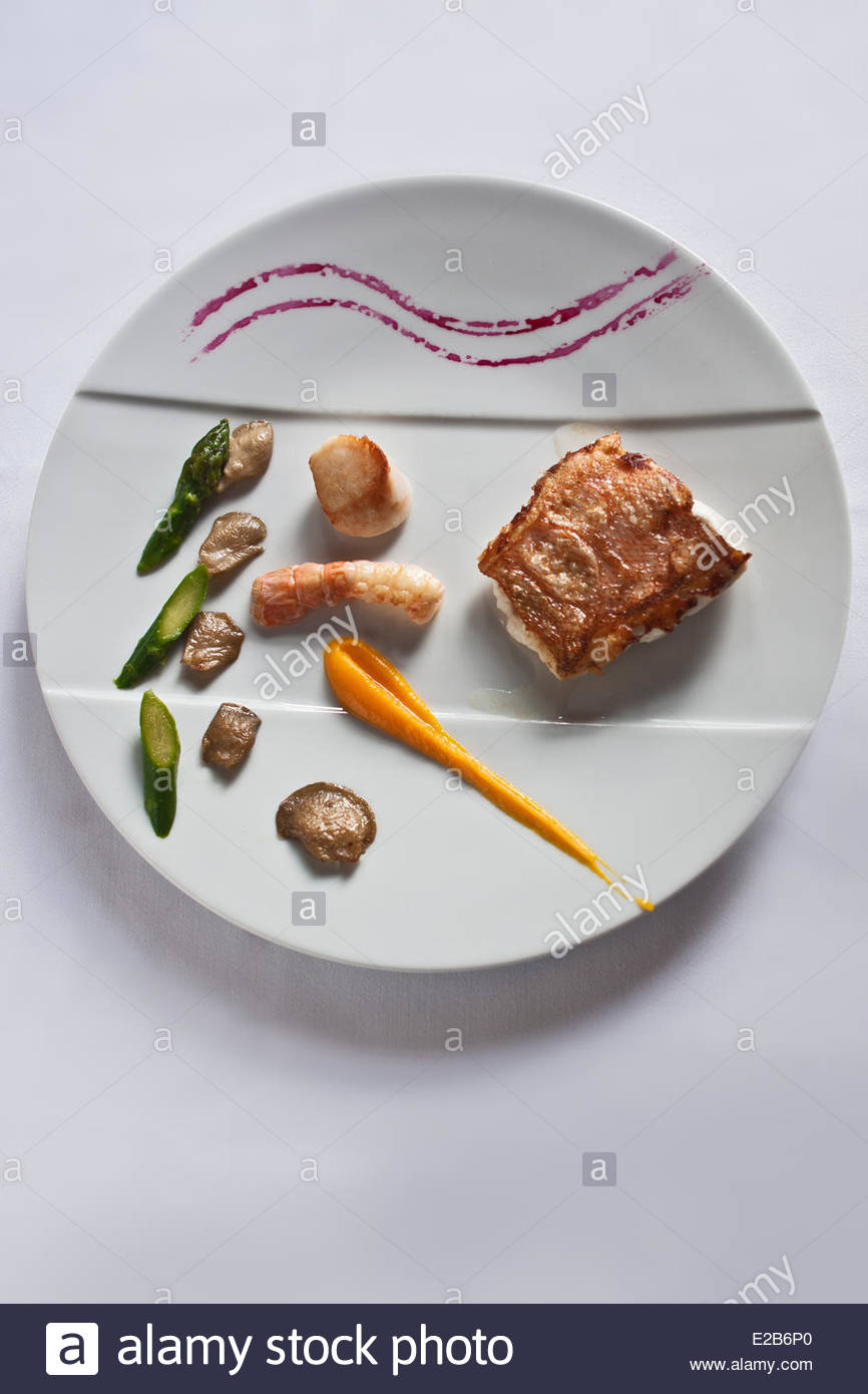 France Loire Atlantique Nantes Rockfish Fillets Mini Mushrooms