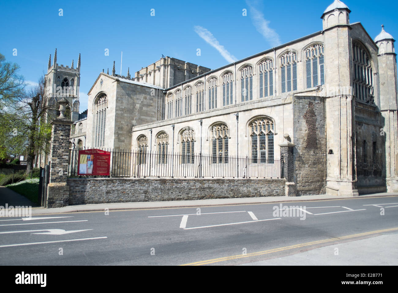 Kings Lynn Minster Stock Photo Alamy