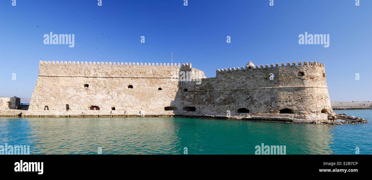 Greece, Crete, Heraklion, venetian fortress Stock Photo