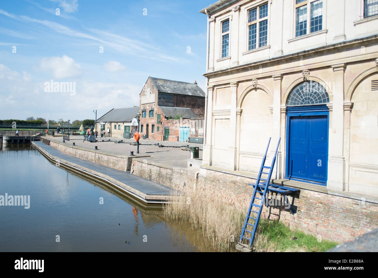 warehouses at King's Lynn Stock Photo Alamy