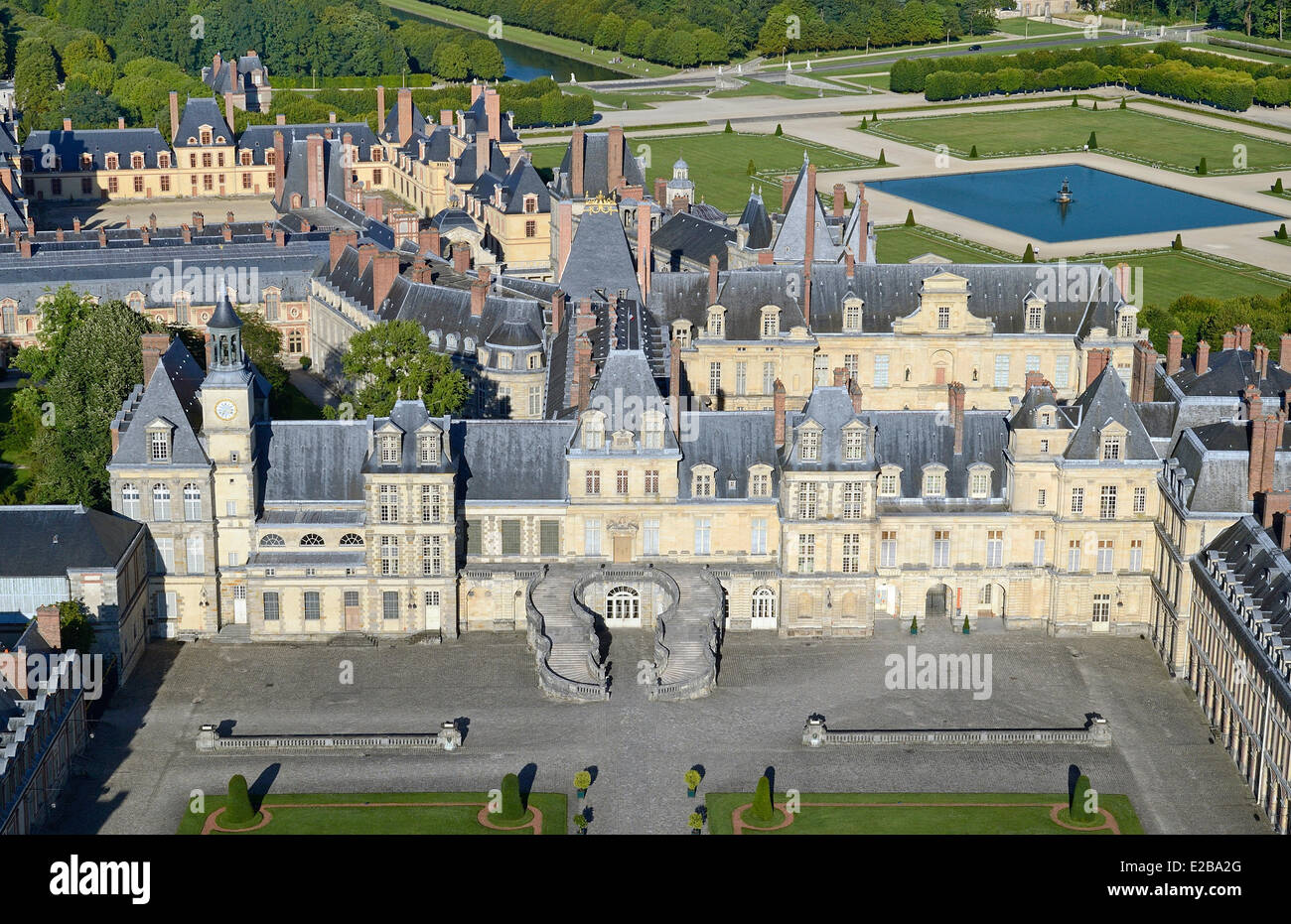 France, Seine et Marne, Chateau de Fontainebleau listed as World