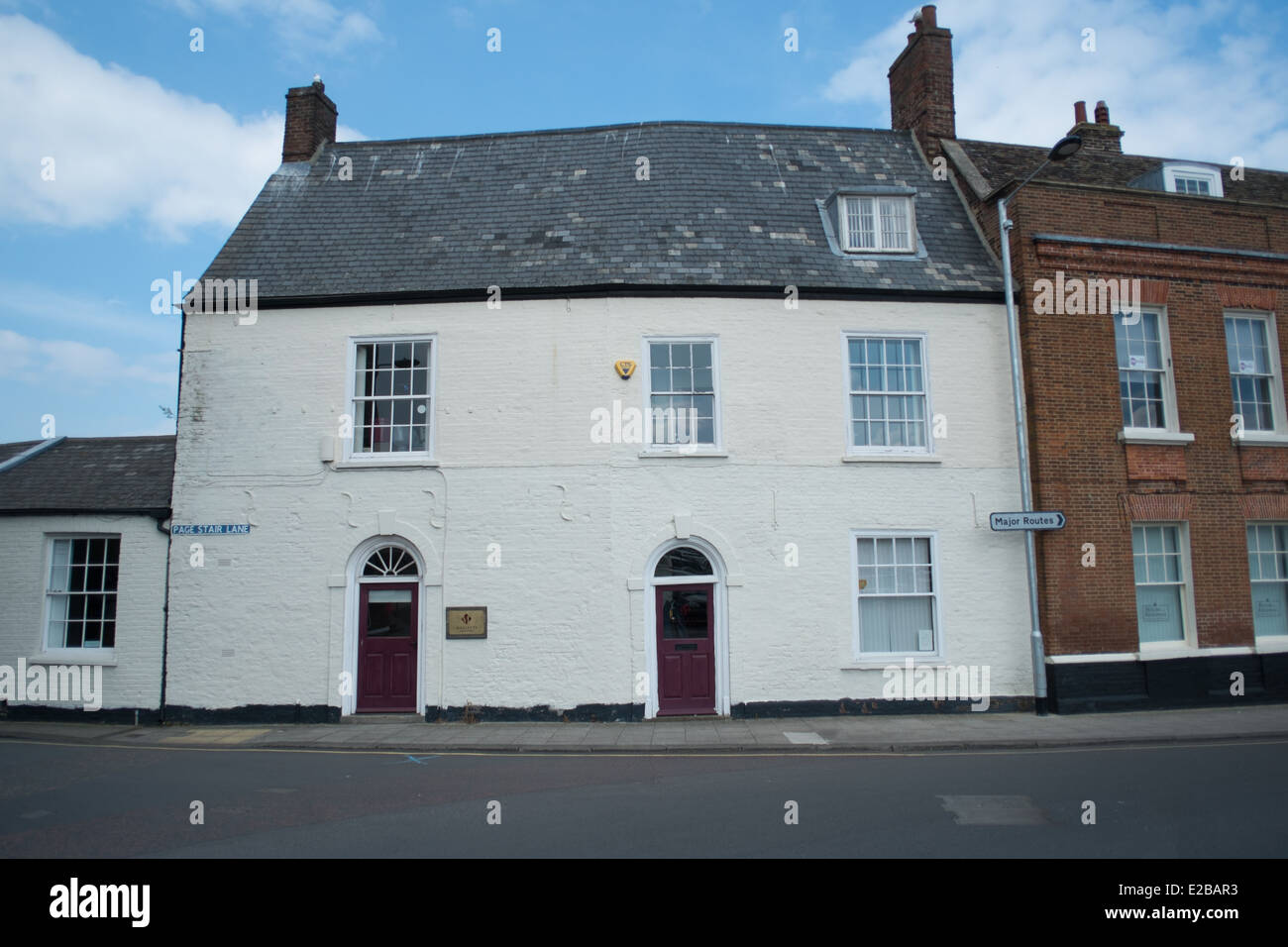 Houses King's Lynn Stock Photo Alamy