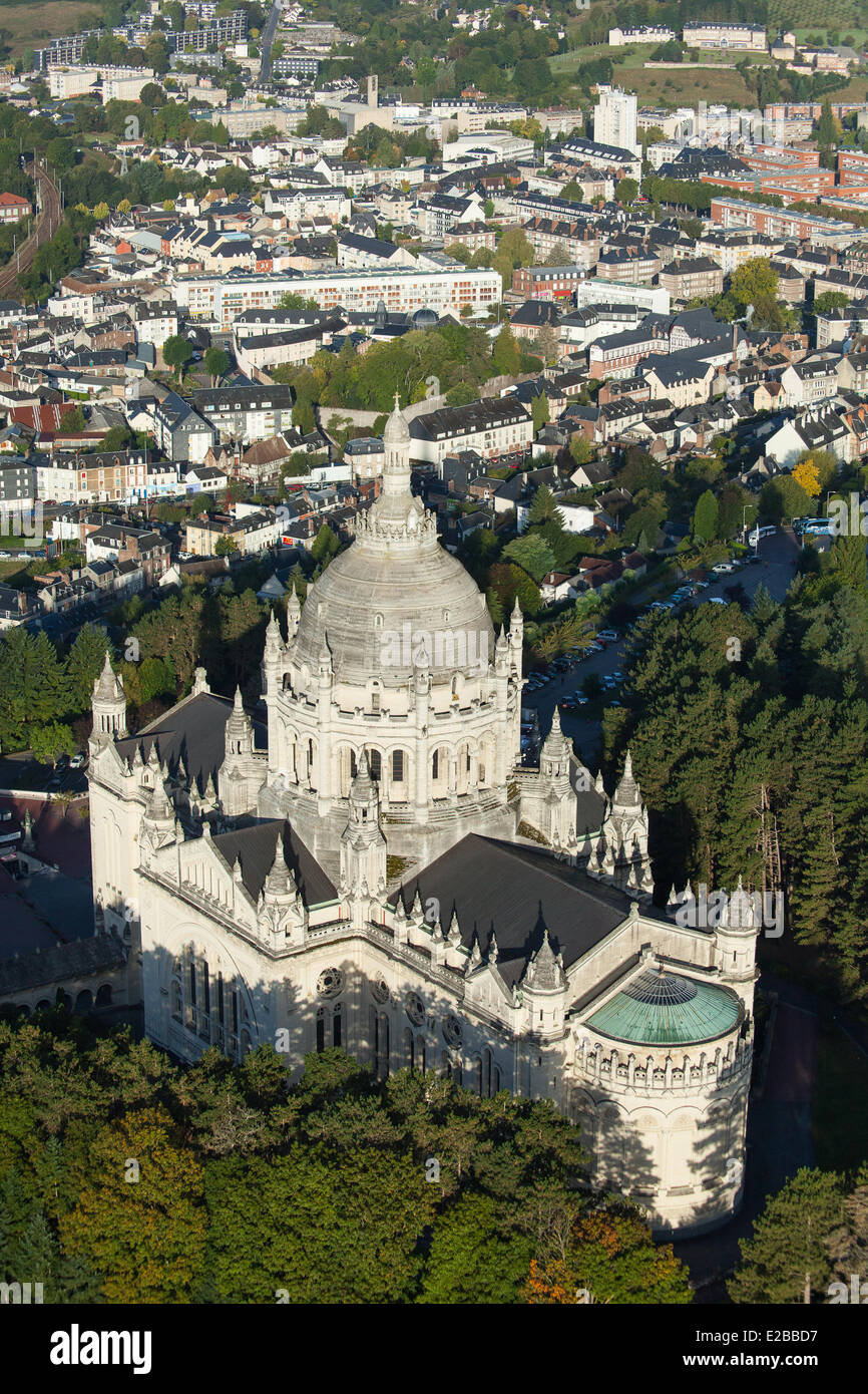 France, Calvados, Lisieux, Basilica of St Therese of Lisieux, one of largest churches built in