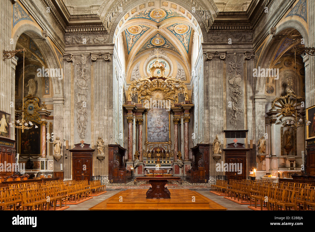 France, Tarn, Castres, the cathedral St Benoit, 17 th century Stock