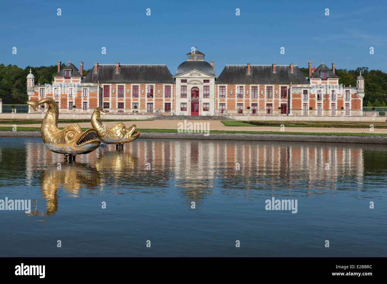 France, Eure, Le Neubourg, Chateau du Champ de Bataille, castle renovated by interior designer