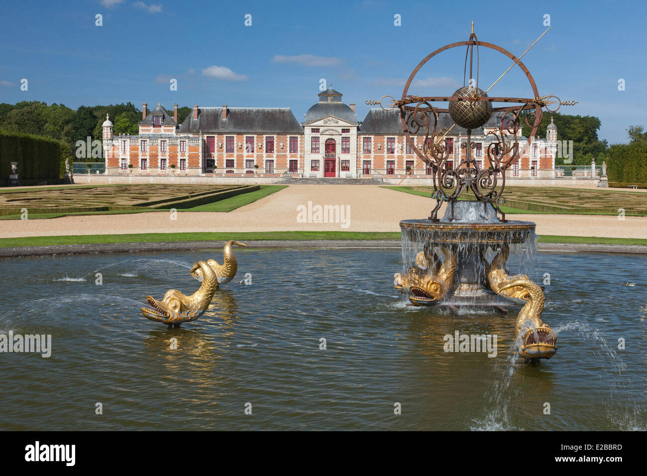 France, Eure, Le Neubourg, Chateau du Champ de Bataille, castle renovated by interior designer