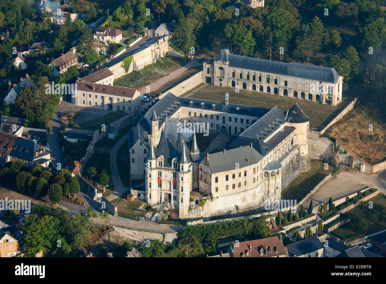 France, Eure, Gaillon, chΓteau de Gaillon (aerial view Stock Photo Alamy