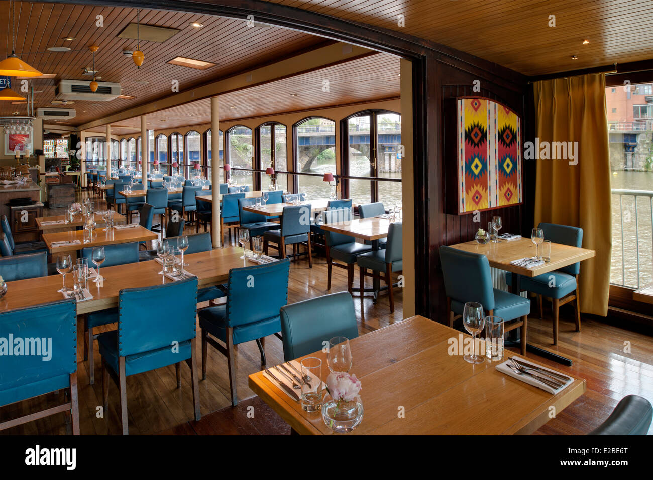 The Glass Boat restaurant, Bristol docks, Bristol, UK Stock Photo Alamy
