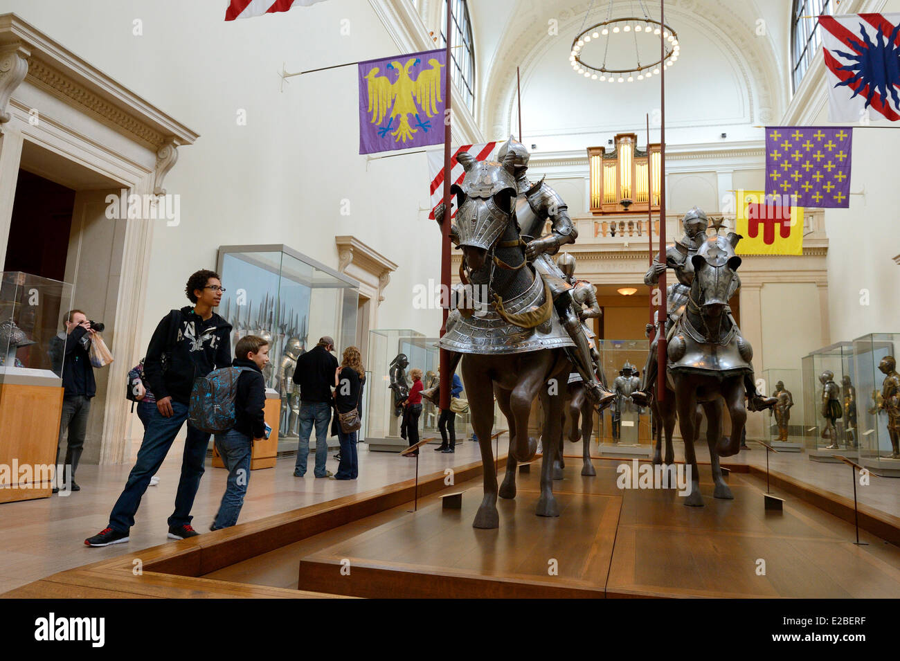 Medieval Armor Room, USA, New York State, New York City, Metropolitan  Museum of Art - SuperStock