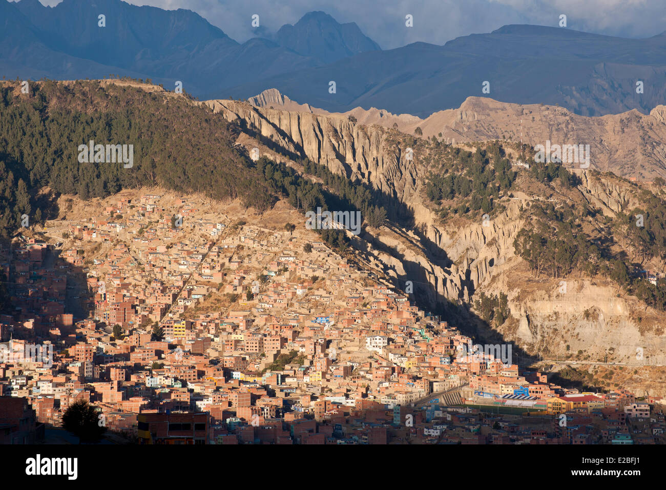 Bolivia, La Paz Department, La Paz, Vino Tinto district Stock Photo