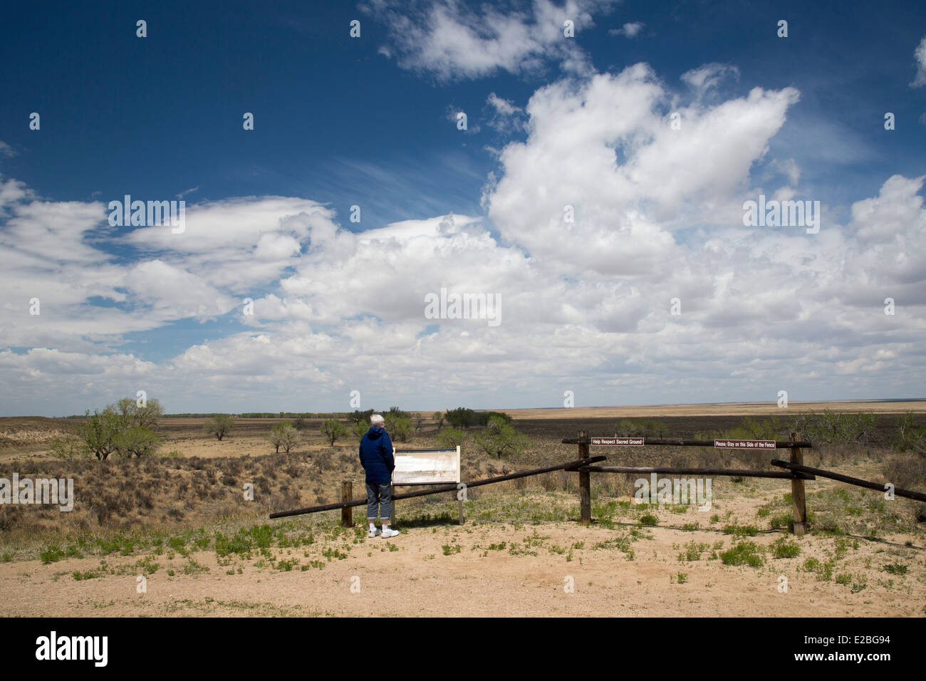 Chivington, Colorado - The Sand Creek Massacre National Historic Site. Stock Photo