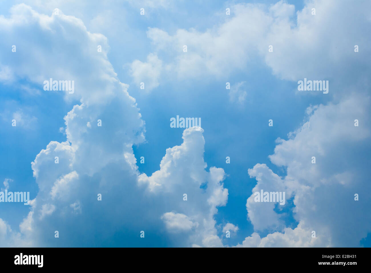natural blue sky with cloud background Stock Photo - Alamy