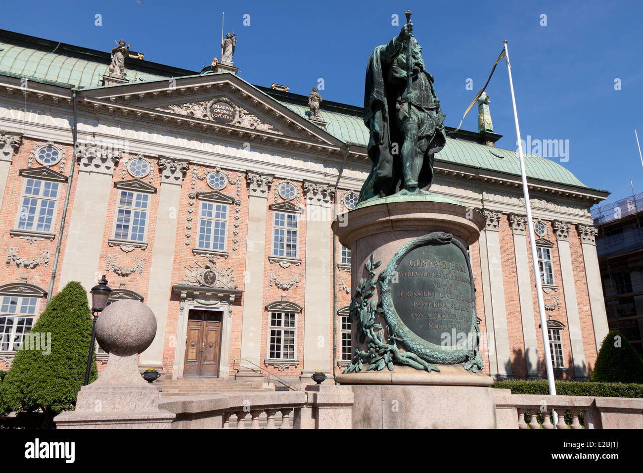 statue of king Gustav Vasa.Stockholm, Sweden. Stock Photo