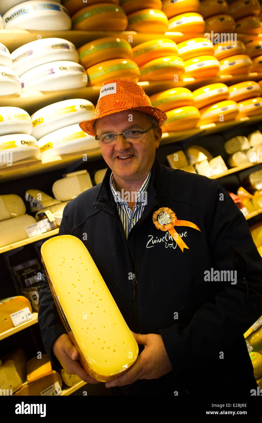 Zuivelhoeve cheese shop. Leeuwarden. Friesland province. Fryslan