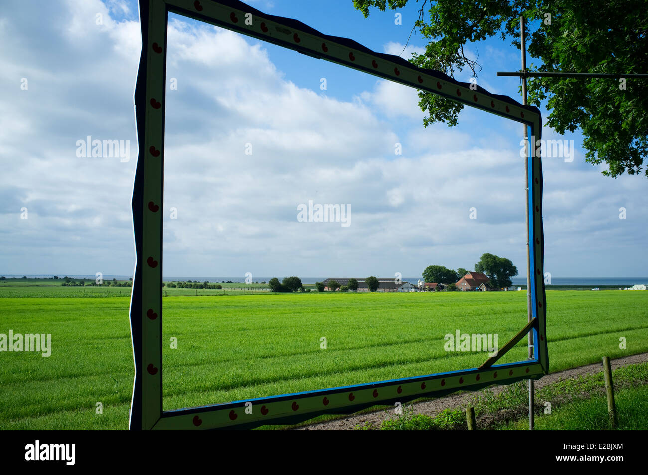 Oudemirdum. Friesland province. Fryslan. Netherlands. Holland. Frisia, Holanda. Stock Photo