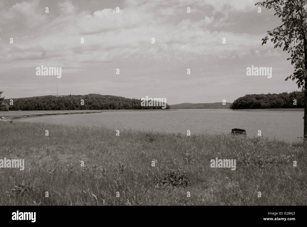 The Penobscot River, Maine Stock Photo Alamy