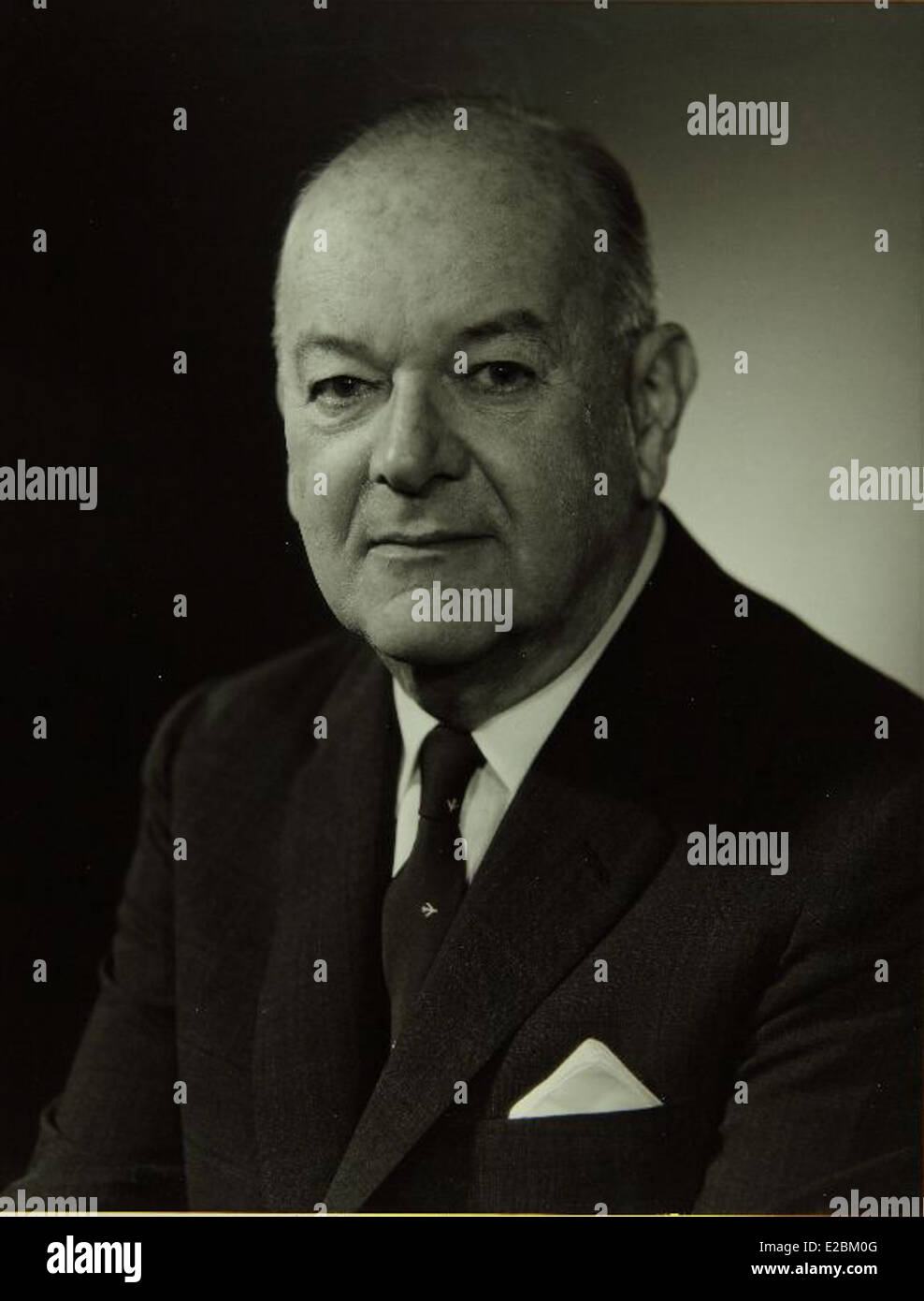 A photograph featuring C.R. Smith, a notable figure in aviation ...