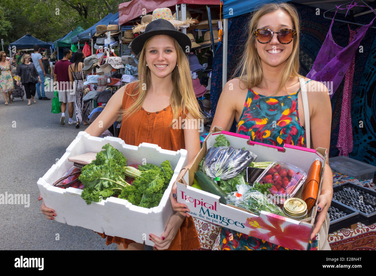 Brisbane Australia Queensland West End Davies Park Saturday Market Stock Photo 70328856 Alamy