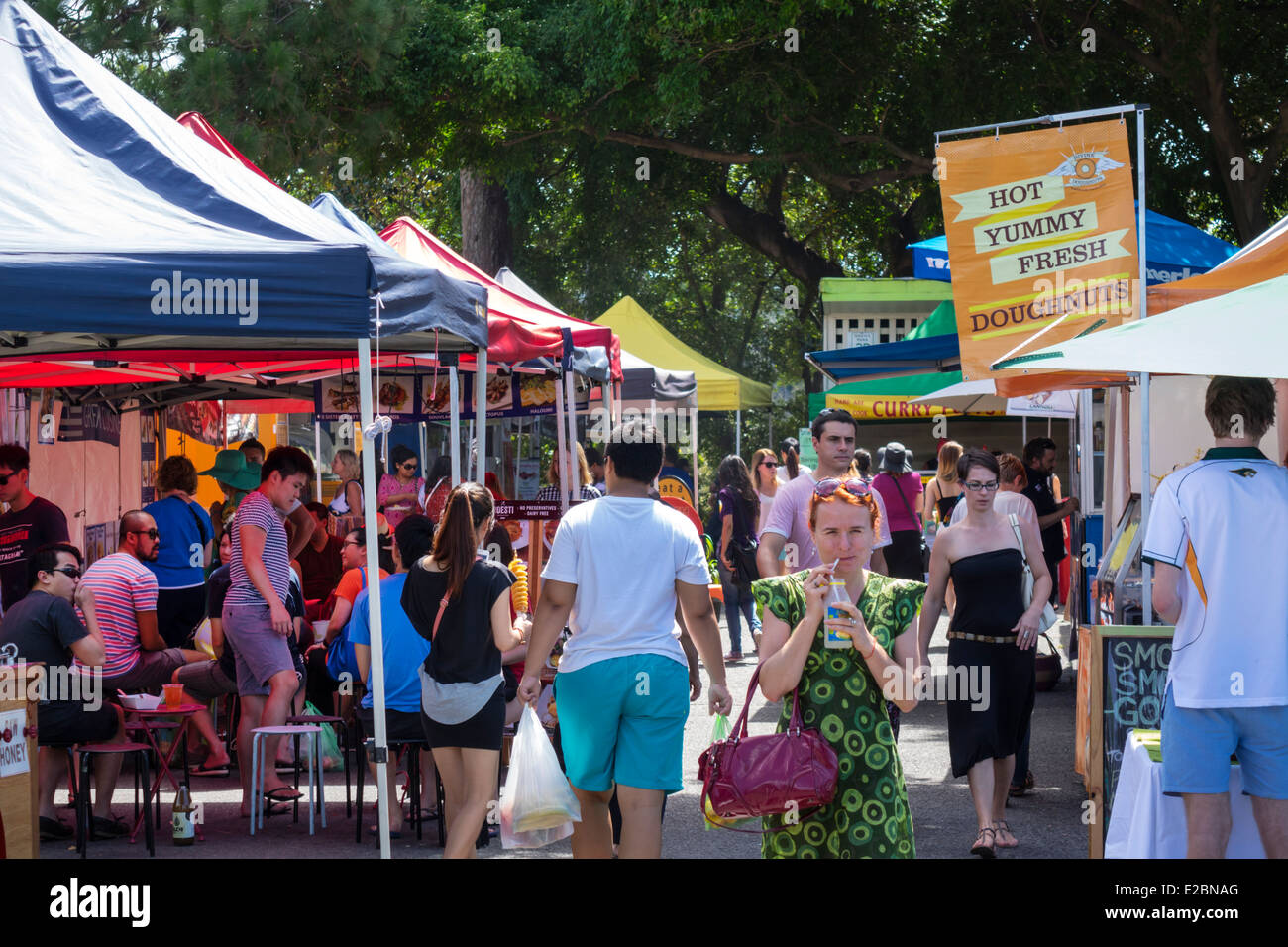 Brisbane davies park markets hires stock photography and images Alamy