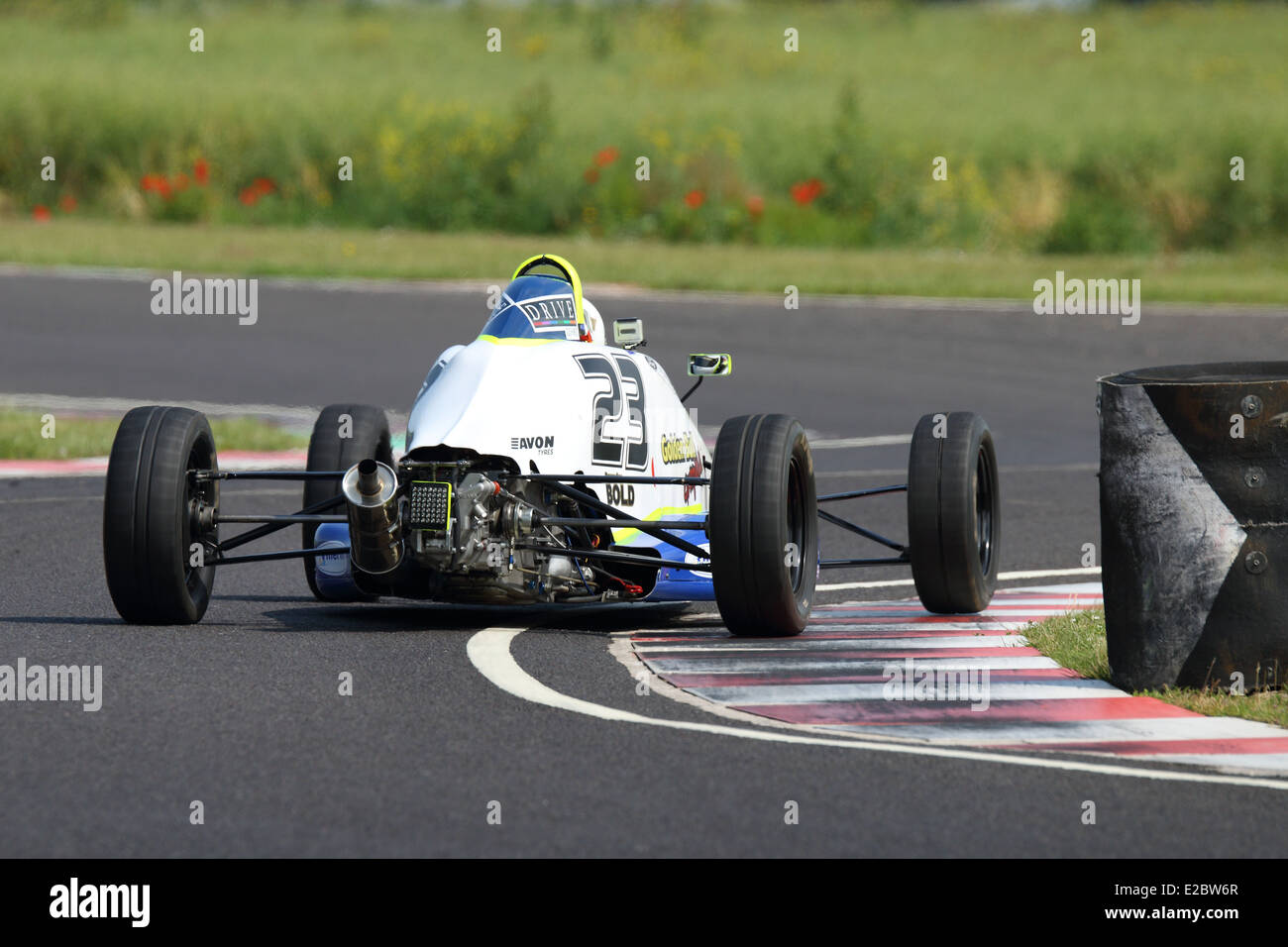 Cars racing at Castle Combe Circuit Stock Photo - Alamy