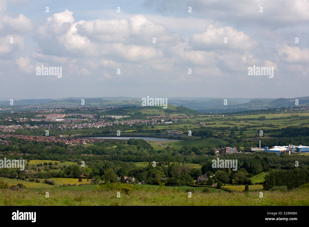 Godley Reservoir Low between Hattersley and Woodley near