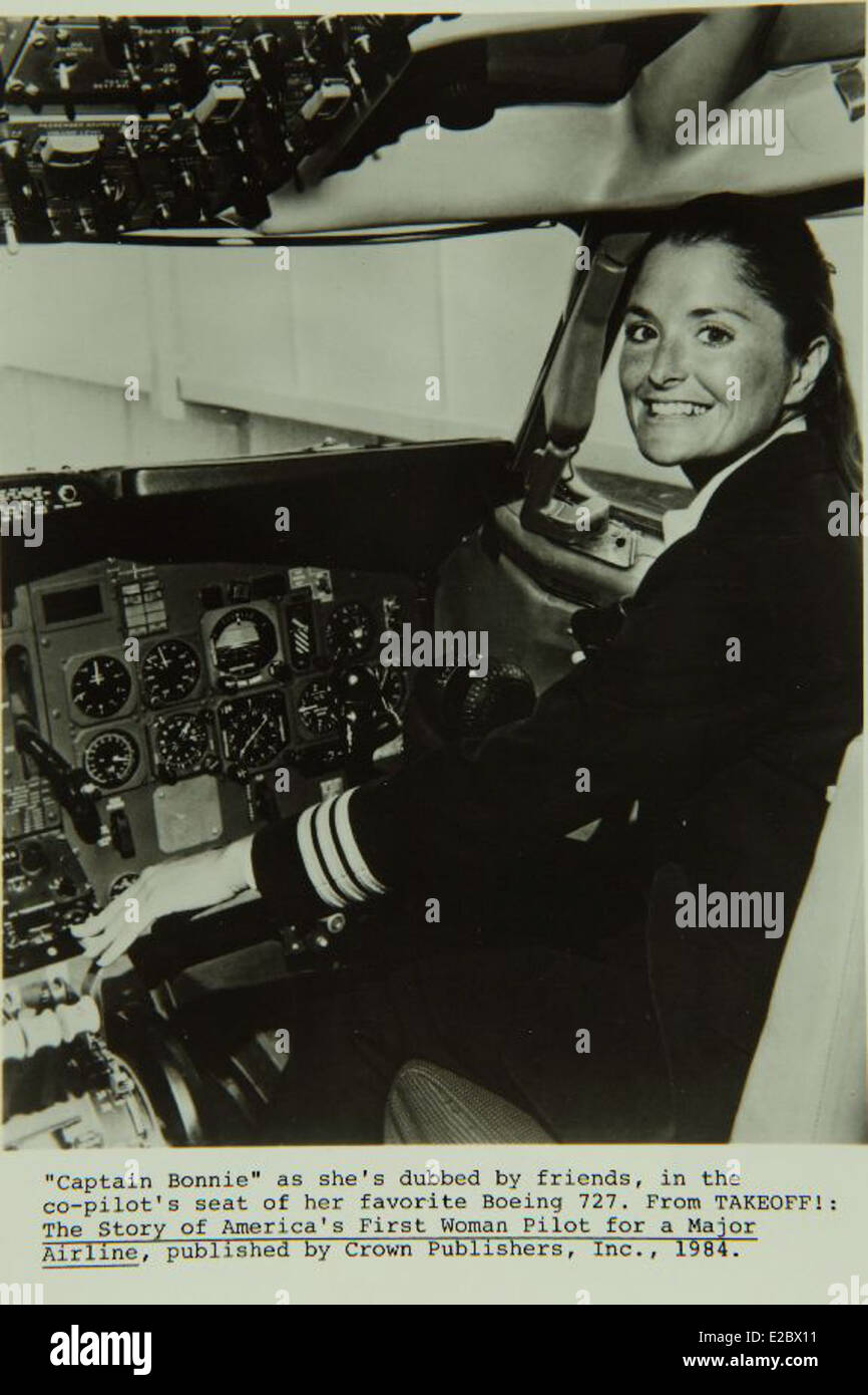 Bonnie Tiburzi was a pioneering female pilot, becoming the first woman ...