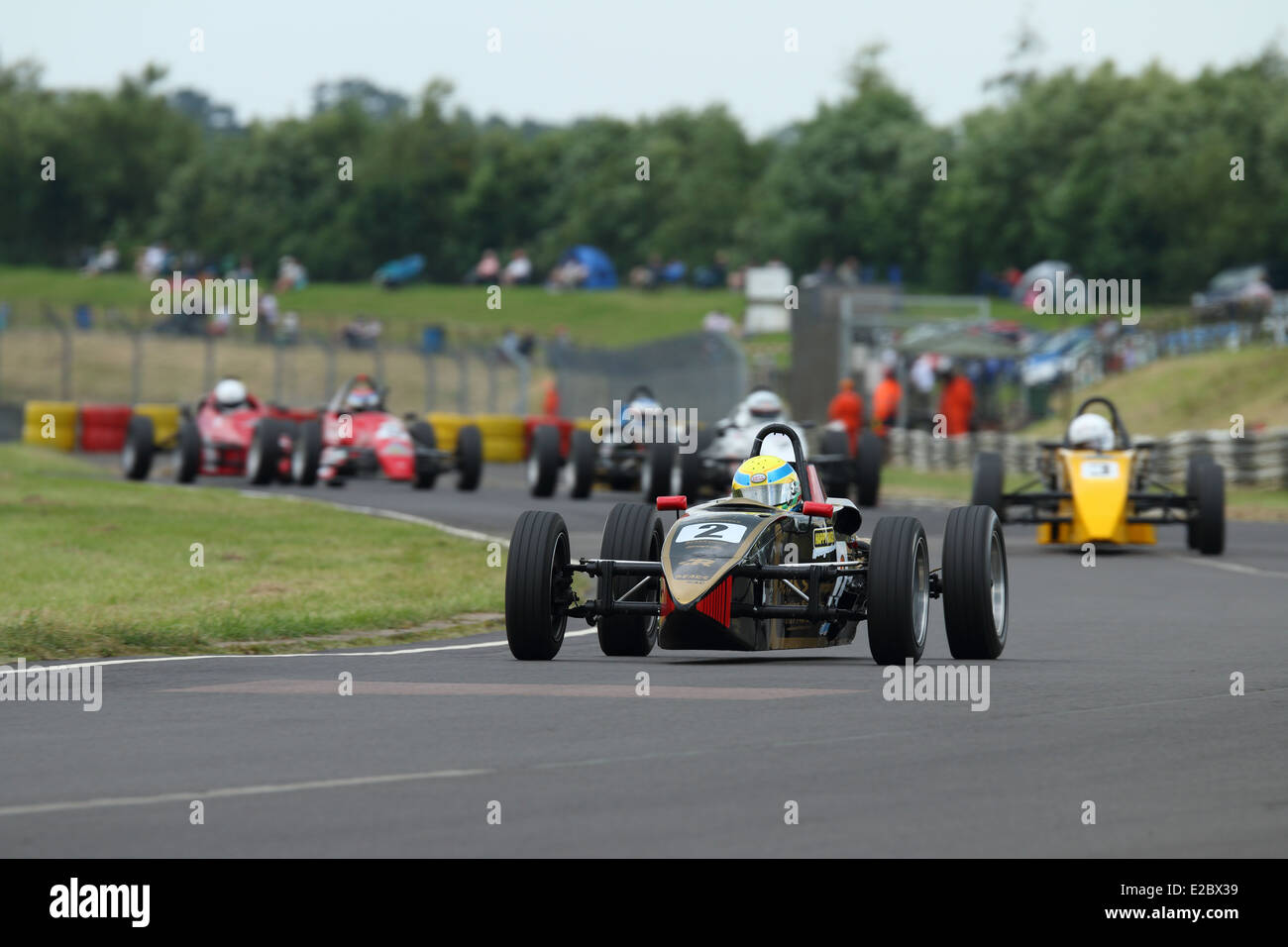 Cars racing at Castle Combe Circuit Stock Photo - Alamy