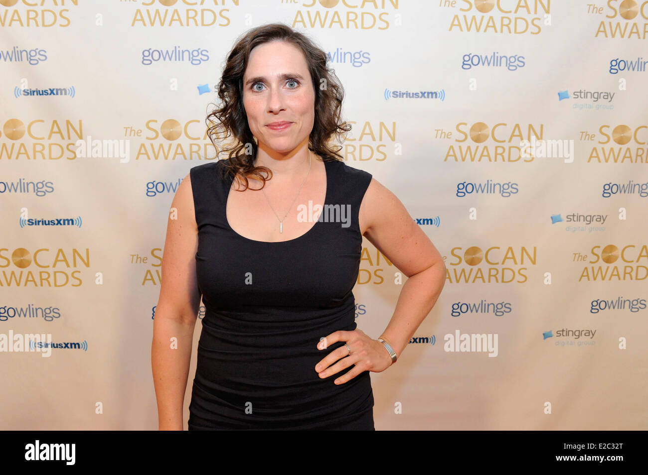 Rose Cousins poses for photo at the 25th SOCAN Awards (Society of Composers, Authors and Music Publishers of Canada). Stock Photo