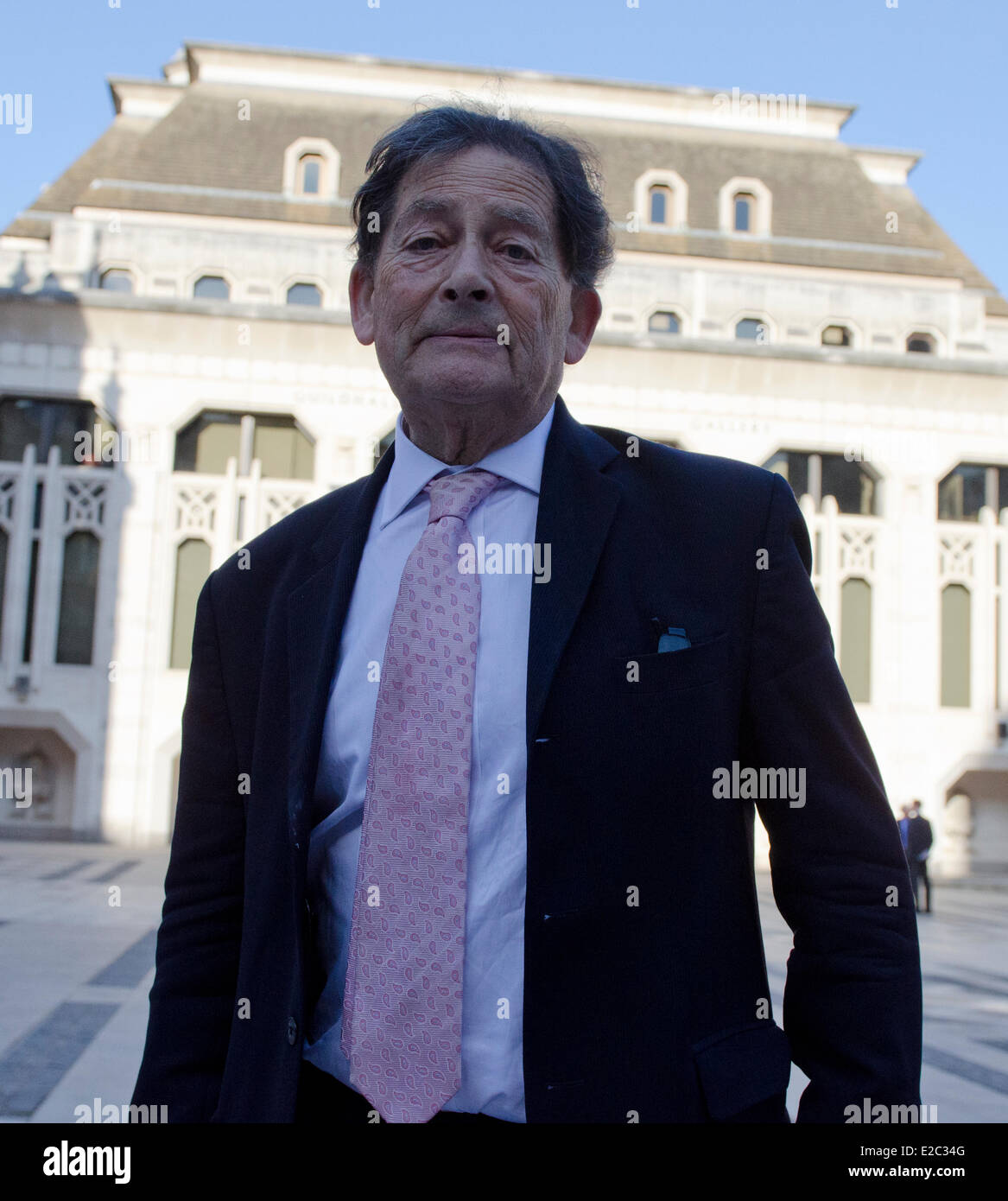London, UK. 18th June, 2014. Nigel Lawson former chancellor of the exchequer speaker at the Margaret Thatcher Conference on Liberty 2014, Guildhall, London, UK 18th June 2014 Credit:  Prixnews/Alamy Live News Stock Photo
