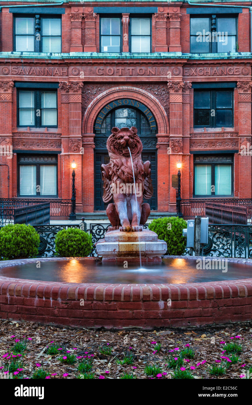 Savannah Cotton Exchange, Savannah, Stock Photo Alamy