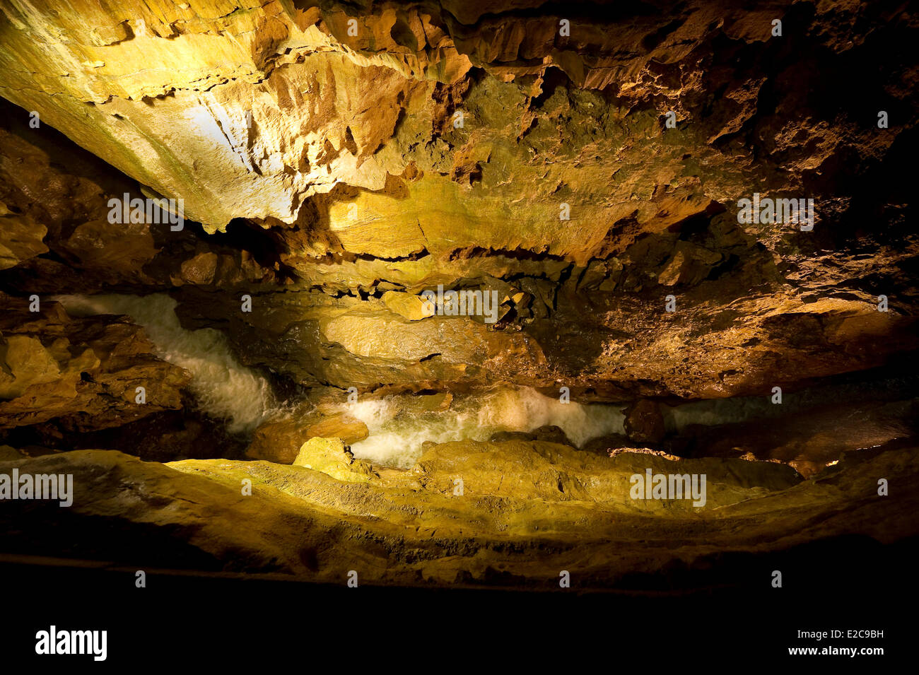 France, Gard, Saint Sauveur Camprieu, abyme Bramabiau Stock Photo Alamy