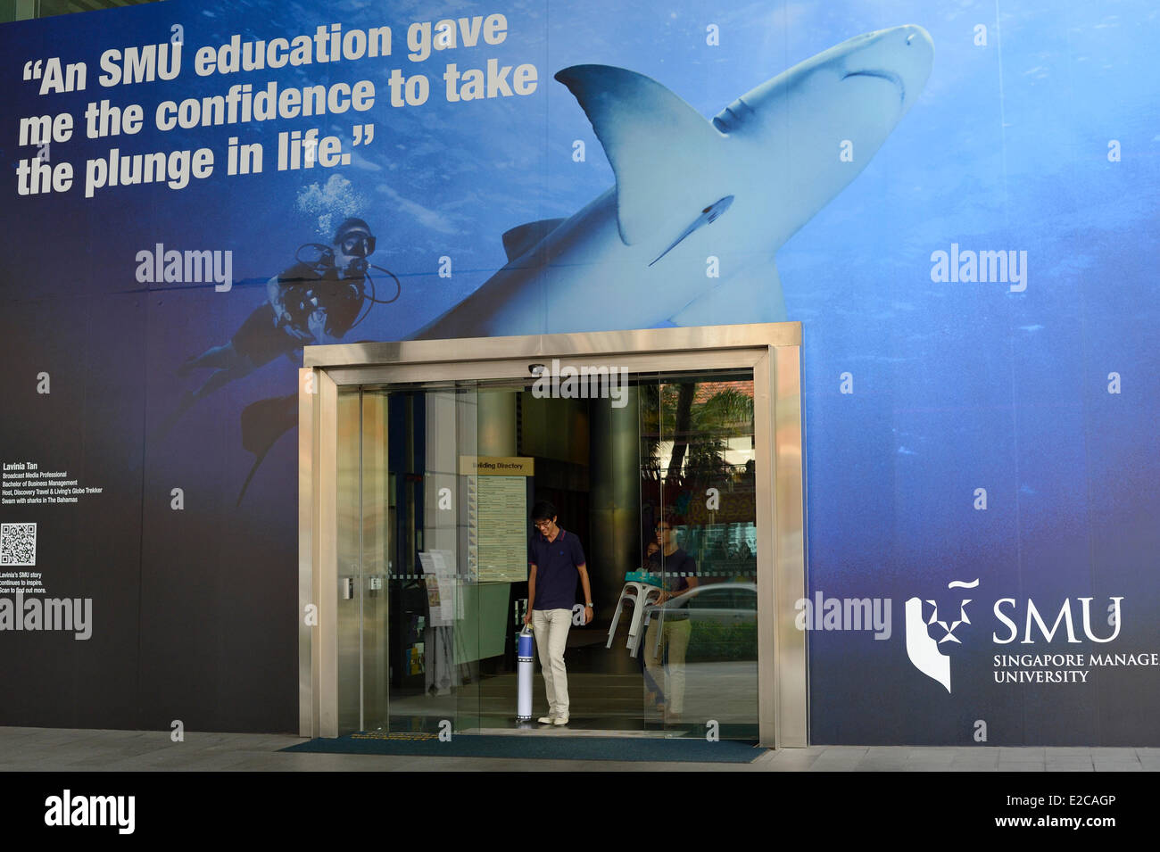 Singapore, the SMU (Singapore Management University) Stock Photo