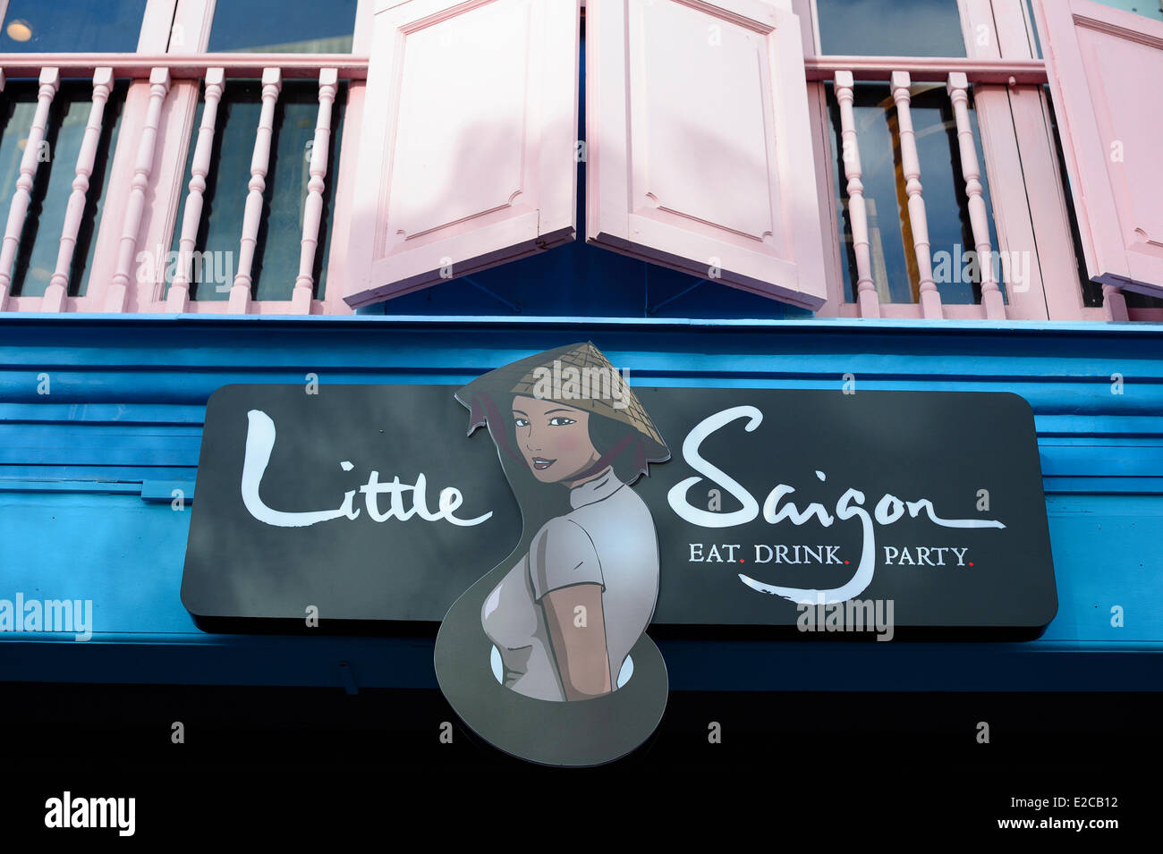 Singapore, the district of Clarke Quay, a former warehouse area, is now